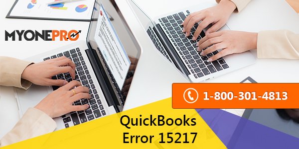 Fix QuickBooks Error 15217