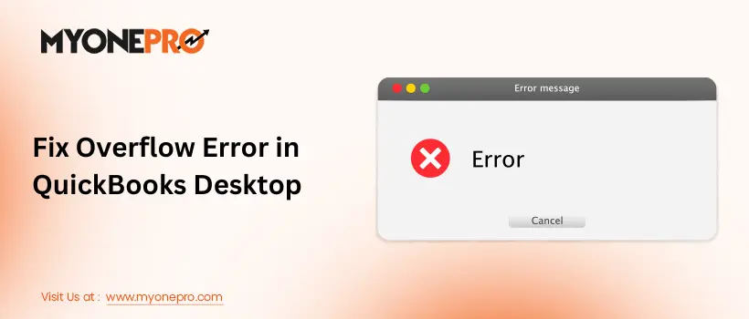 Fix Overflow Error in QuickBooks Desktop