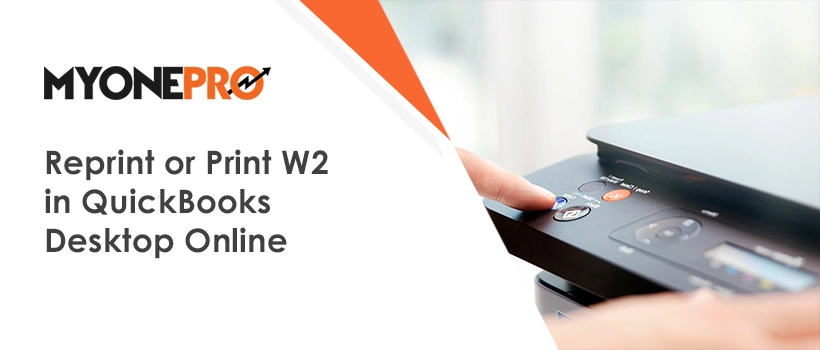 Reprint or Print W2 in QuickBooks Desktop Online