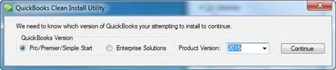 QuickBooks Clean Install Utility