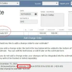 change order in quickbooks