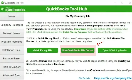 QuickBooks File Doctor
